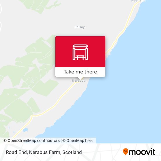 Road End, Nerabus Farm map