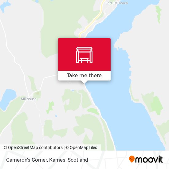 Cameron's Corner, Kames map