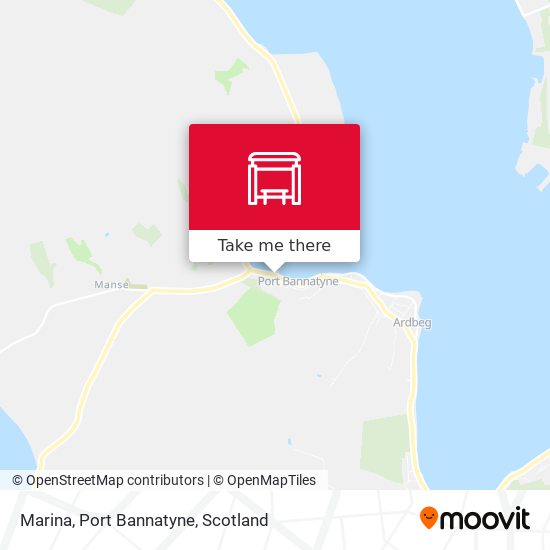 Marina, Port Bannatyne map