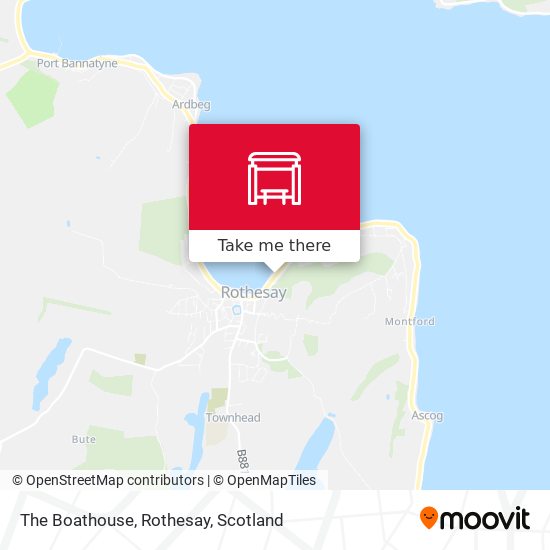 The Boathouse, Rothesay map
