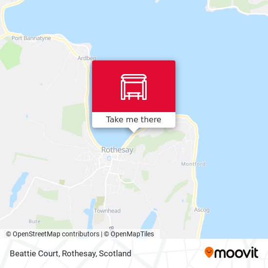 Beattie Court, Rothesay map