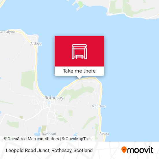 Leopold Road Junct, Rothesay map