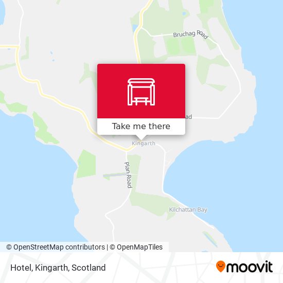 Hotel, Kingarth map