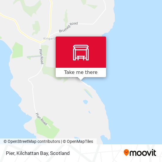 Pier, Kilchattan Bay map
