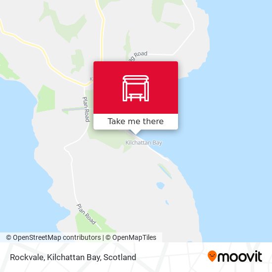 Rockvale, Kilchattan Bay map