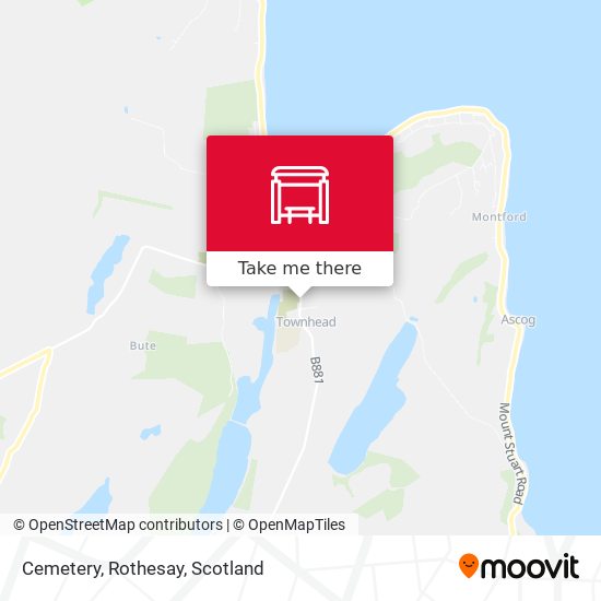 Cemetery, Rothesay map