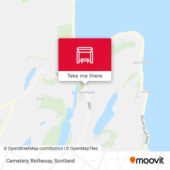 Cemetery, Rothesay map
