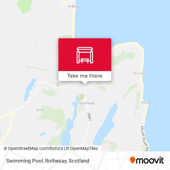 Swimming Pool, Rothesay map