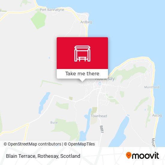 Blain Terrace, Rothesay map