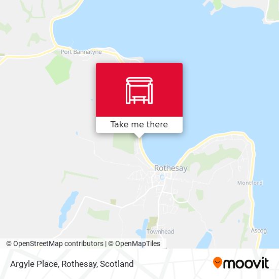 Argyle Place, Rothesay map