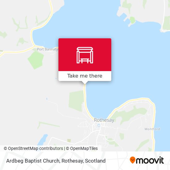Ardbeg Baptist Church, Rothesay map