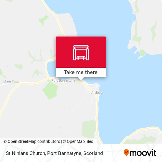 St Ninians Church, Port Bannatyne map
