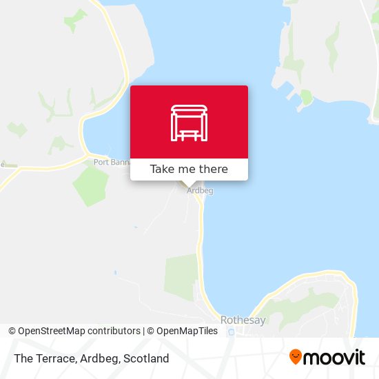 The Terrace, Ardbeg map