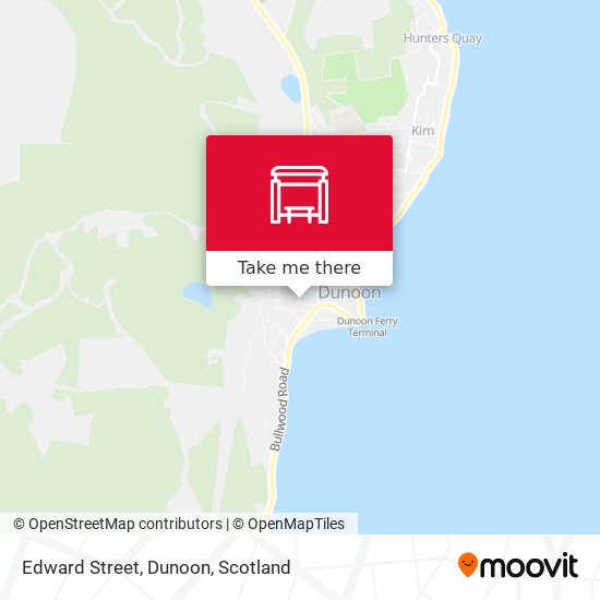 Edward Street, Dunoon map