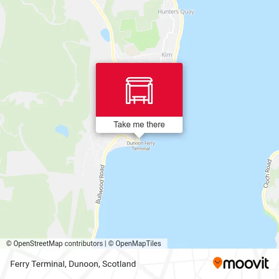 Ferry Terminal, Dunoon map