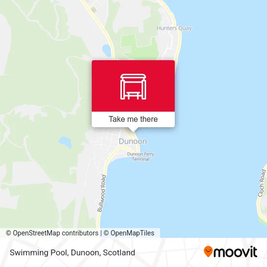 Swimming Pool, Dunoon map