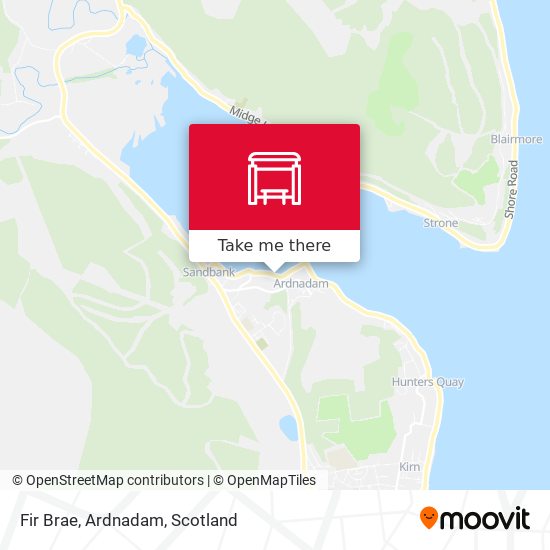 Fir Brae, Ardnadam map