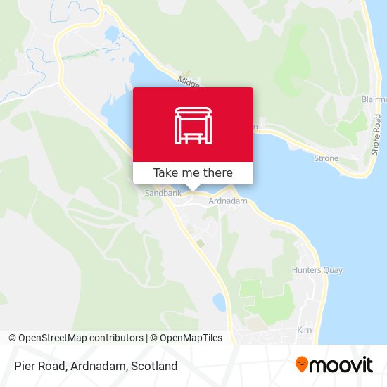 Pier Road, Ardnadam map