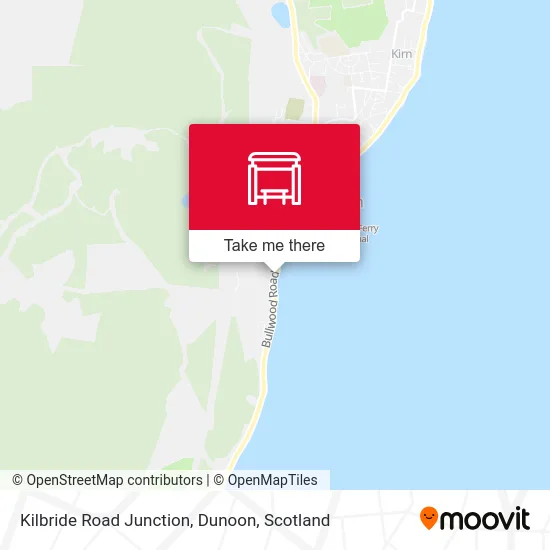 Kilbride Road Junction, Dunoon map