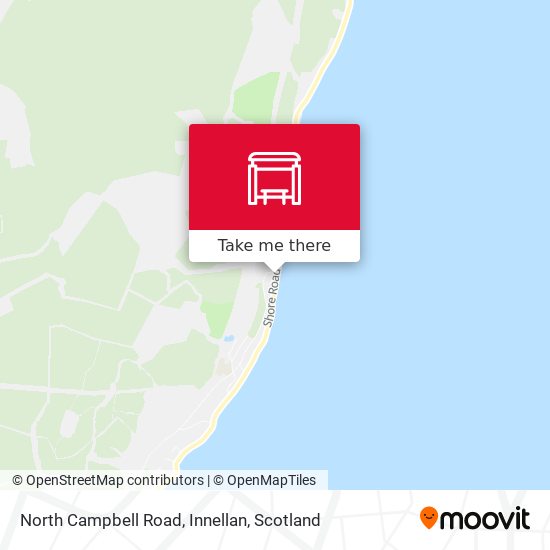 North Campbell Road, Innellan map