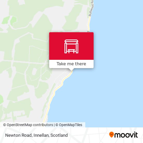 Newton Road, Innellan map
