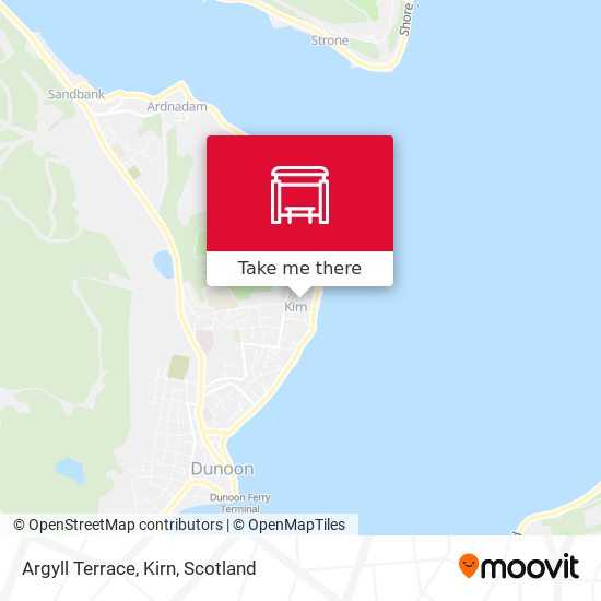 Argyll Terrace, Kirn map