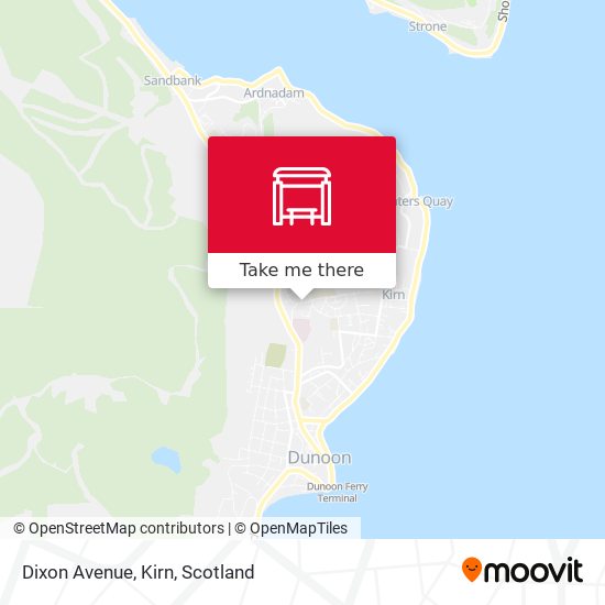 Dixon Avenue, Kirn map