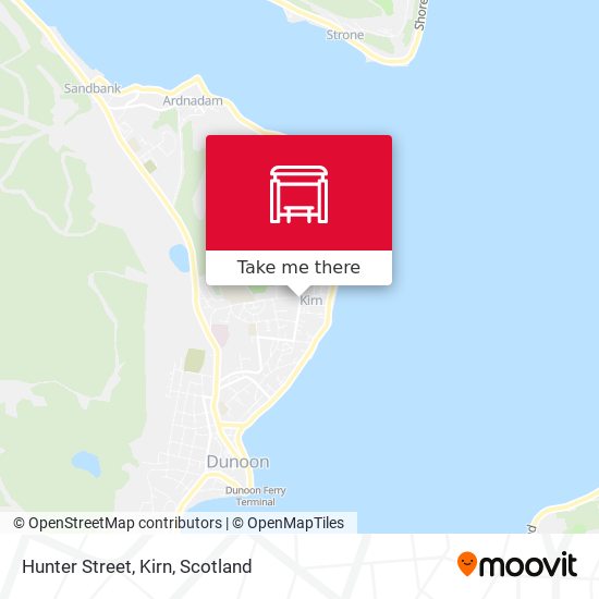 Hunter Street, Kirn map