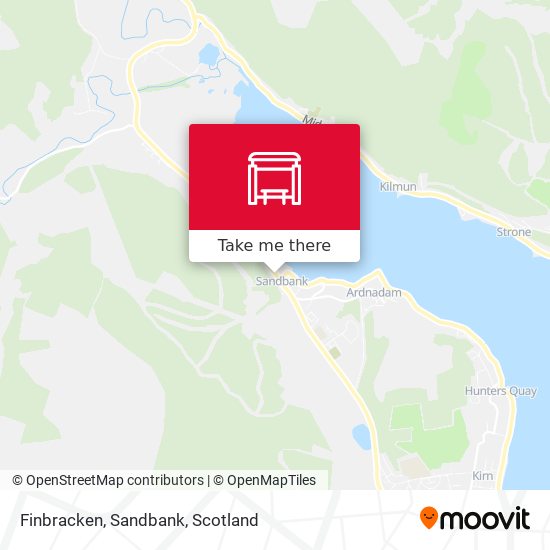 Finbracken, Sandbank map