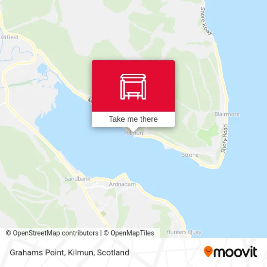 Grahams Point, Kilmun map