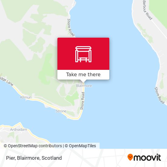Pier, Blairmore map