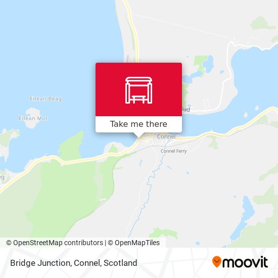 Bridge Junction, Connel map