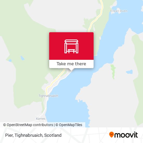 Pier, Tighnabruaich map