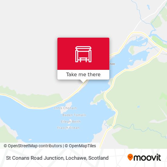 St Conans Road Junction, Lochawe map