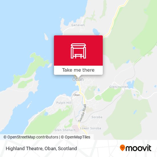 Highland Theatre, Oban map