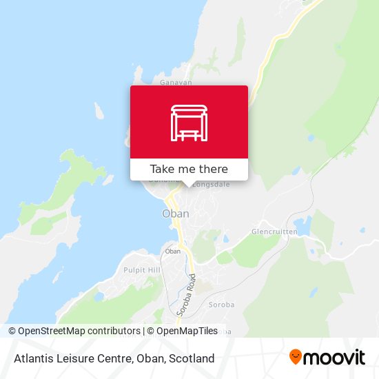 Atlantis Leisure Centre, Oban map