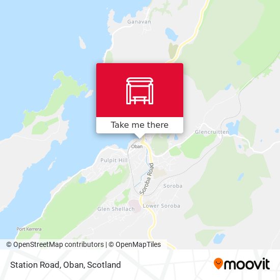 Station Road, Oban map