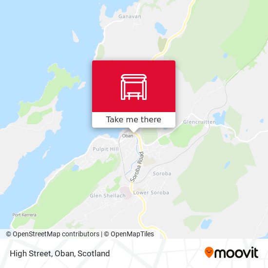 High Street, Oban map