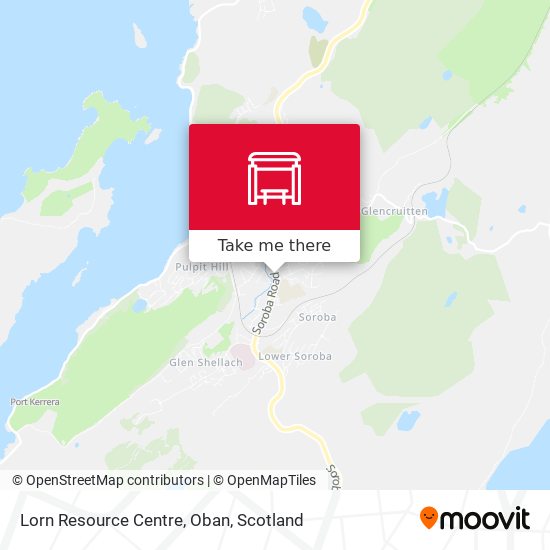 Lorn Resource Centre, Oban map