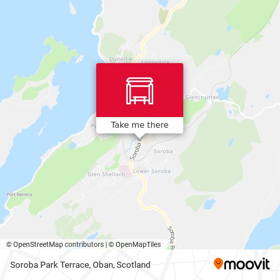 Soroba Park Terrace, Oban map