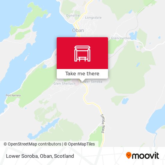 Lower Soroba, Oban map