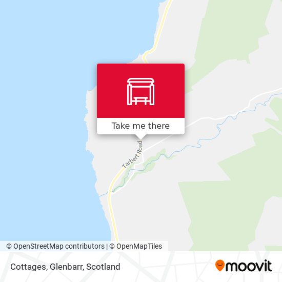 Cottages, Glenbarr map