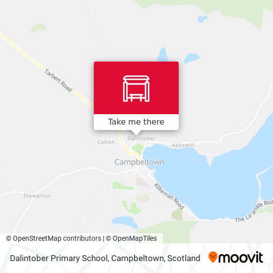 Dalintober Primary School, Campbeltown map