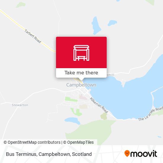 Bus Terminus, Campbeltown map