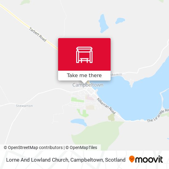 Lorne And Lowland Church, Campbeltown map