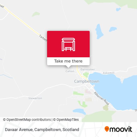 Davaar Avenue, Campbeltown map