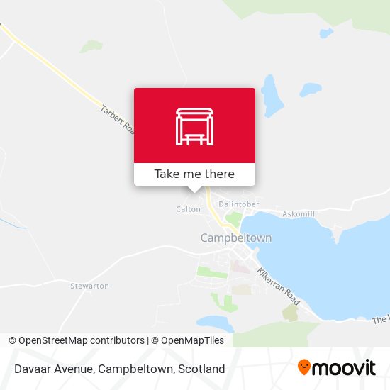 Davaar Avenue, Campbeltown map