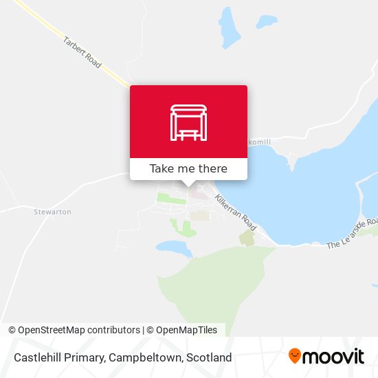 Castlehill Primary, Campbeltown map