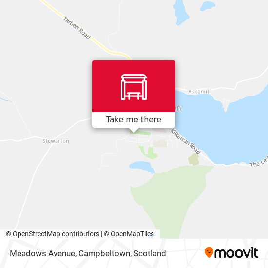 Meadows Avenue, Campbeltown map
