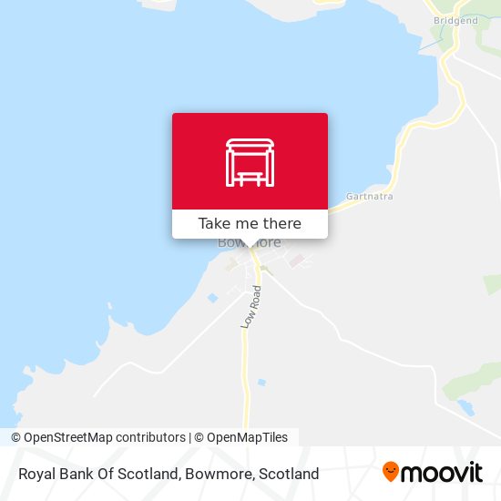 Royal Bank Of Scotland, Bowmore map